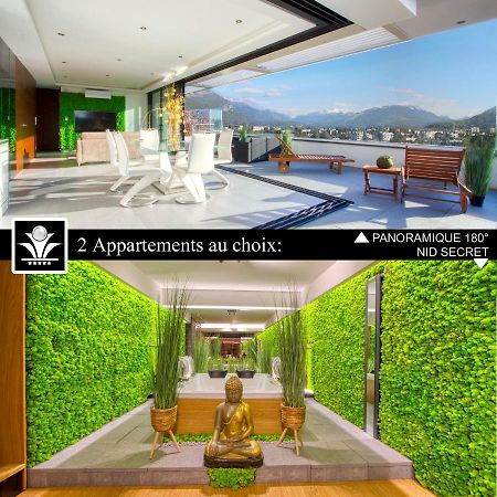 Panoramique 180 Lac Et Montagne Et Nid Secret Spa Romantique Annecy Ngoại thất bức ảnh