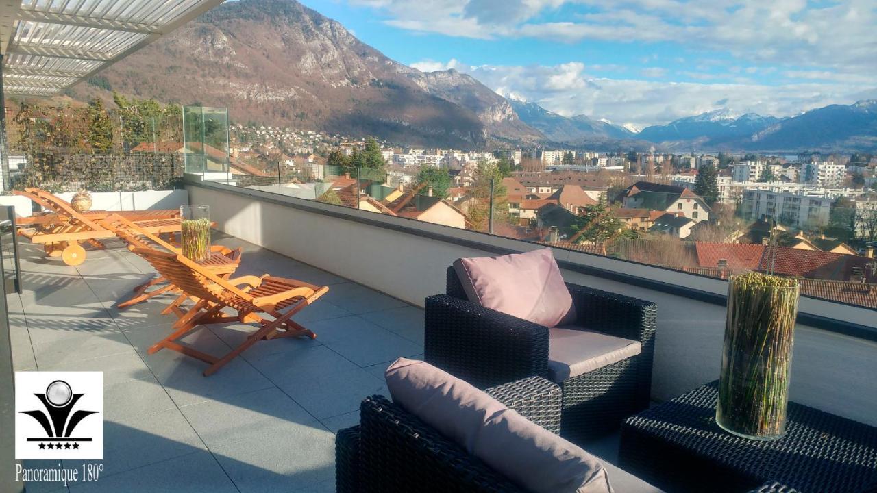 Panoramique 180 Lac Et Montagne Et Nid Secret Spa Romantique Annecy Ngoại thất bức ảnh