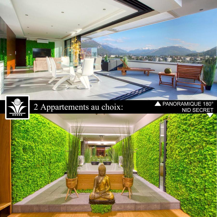 Panoramique 180 Lac Et Montagne Et Nid Secret Spa Romantique Annecy Ngoại thất bức ảnh