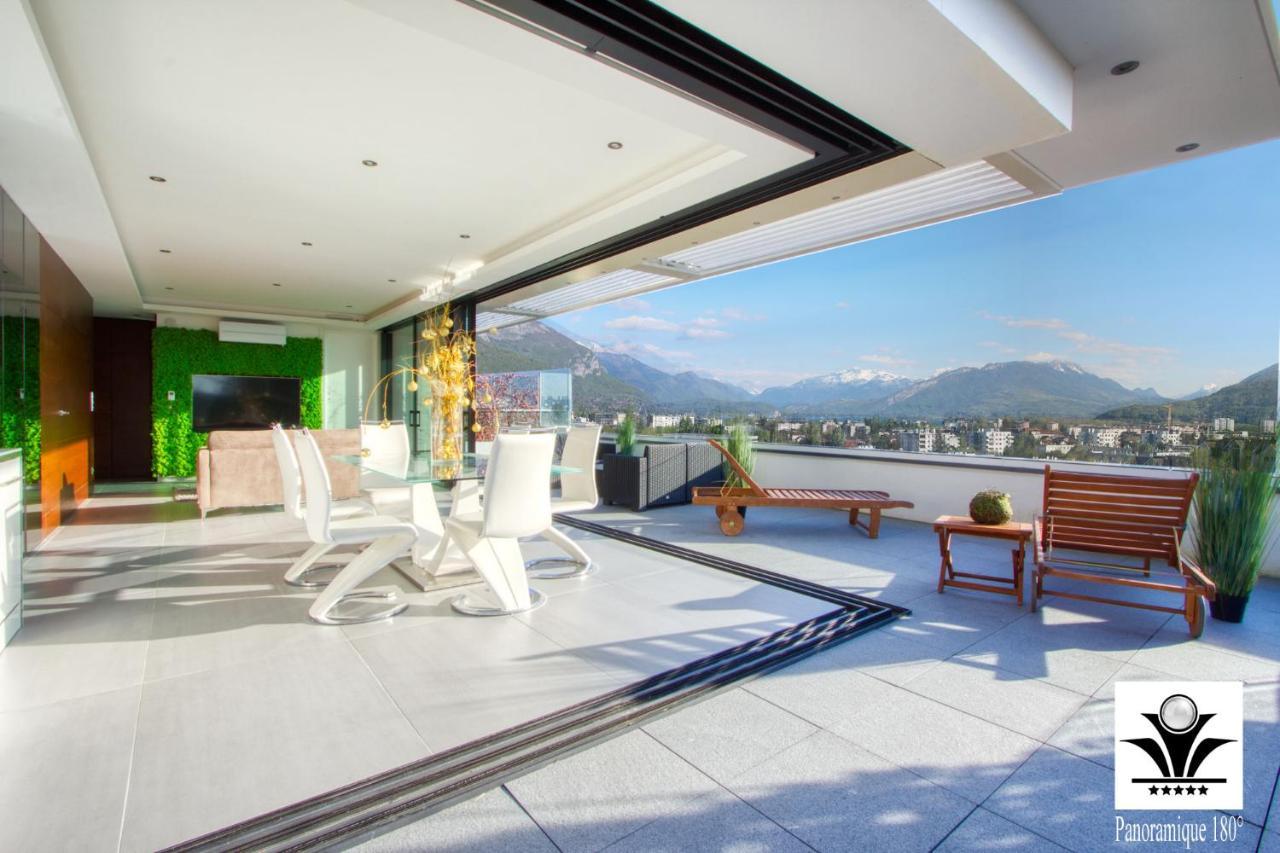 Panoramique 180 Lac Et Montagne Et Nid Secret Spa Romantique Annecy Ngoại thất bức ảnh